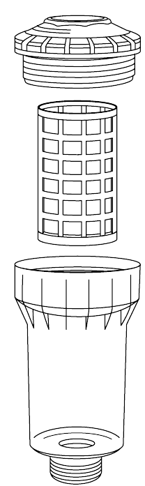Práčkový filter PX 80 ECO s prepierateľnou vložkou nákres